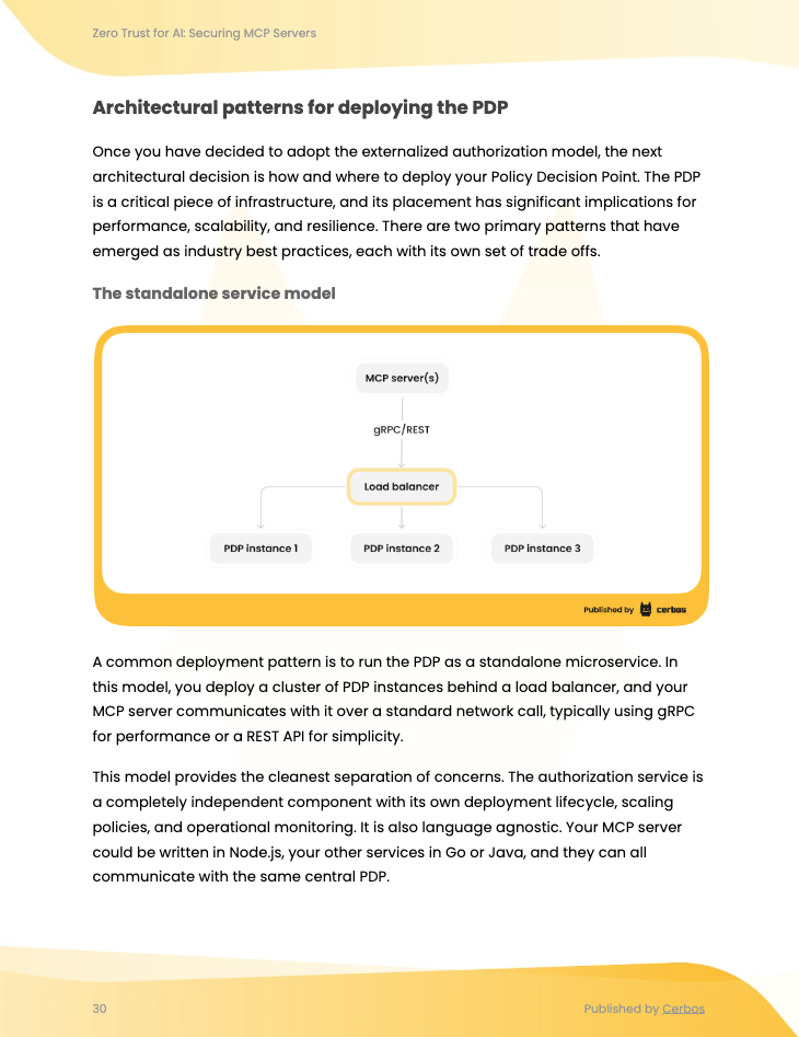 An architectural pattern for modern authorization
