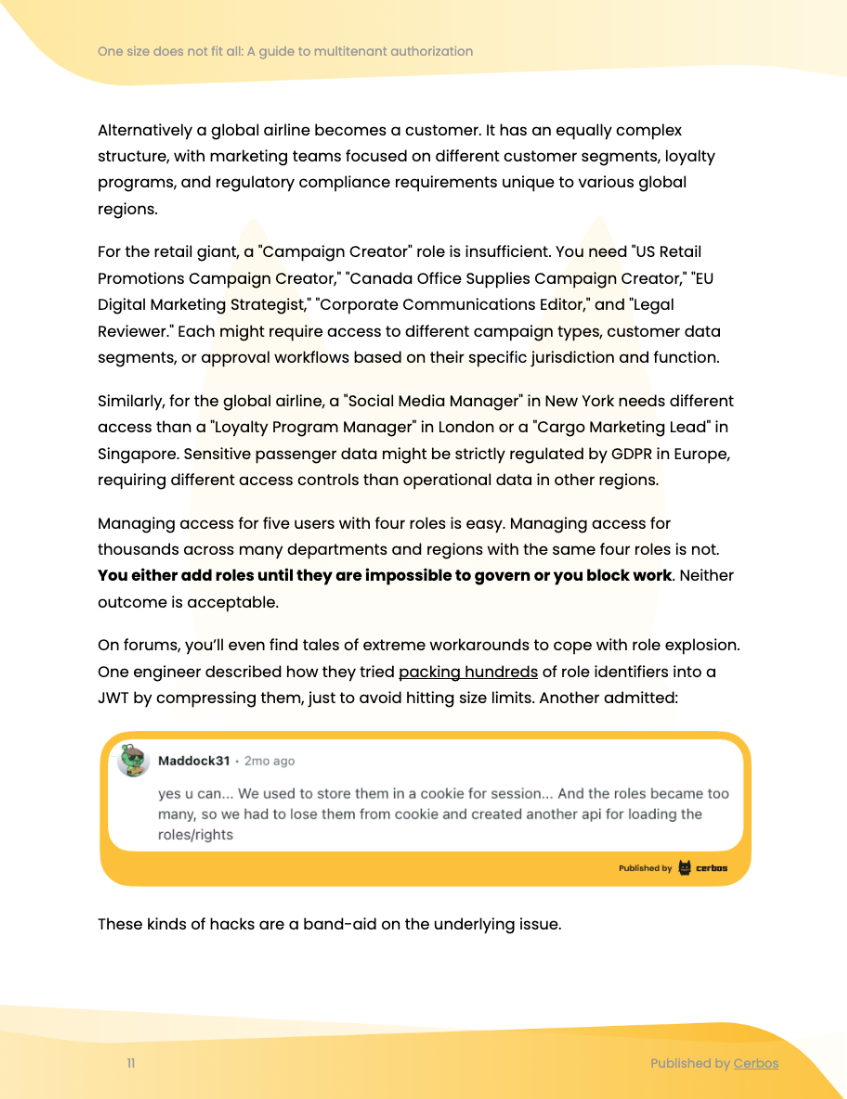 Why fixed roles break in enterprise environments Why fixed roles break in enterprise environments